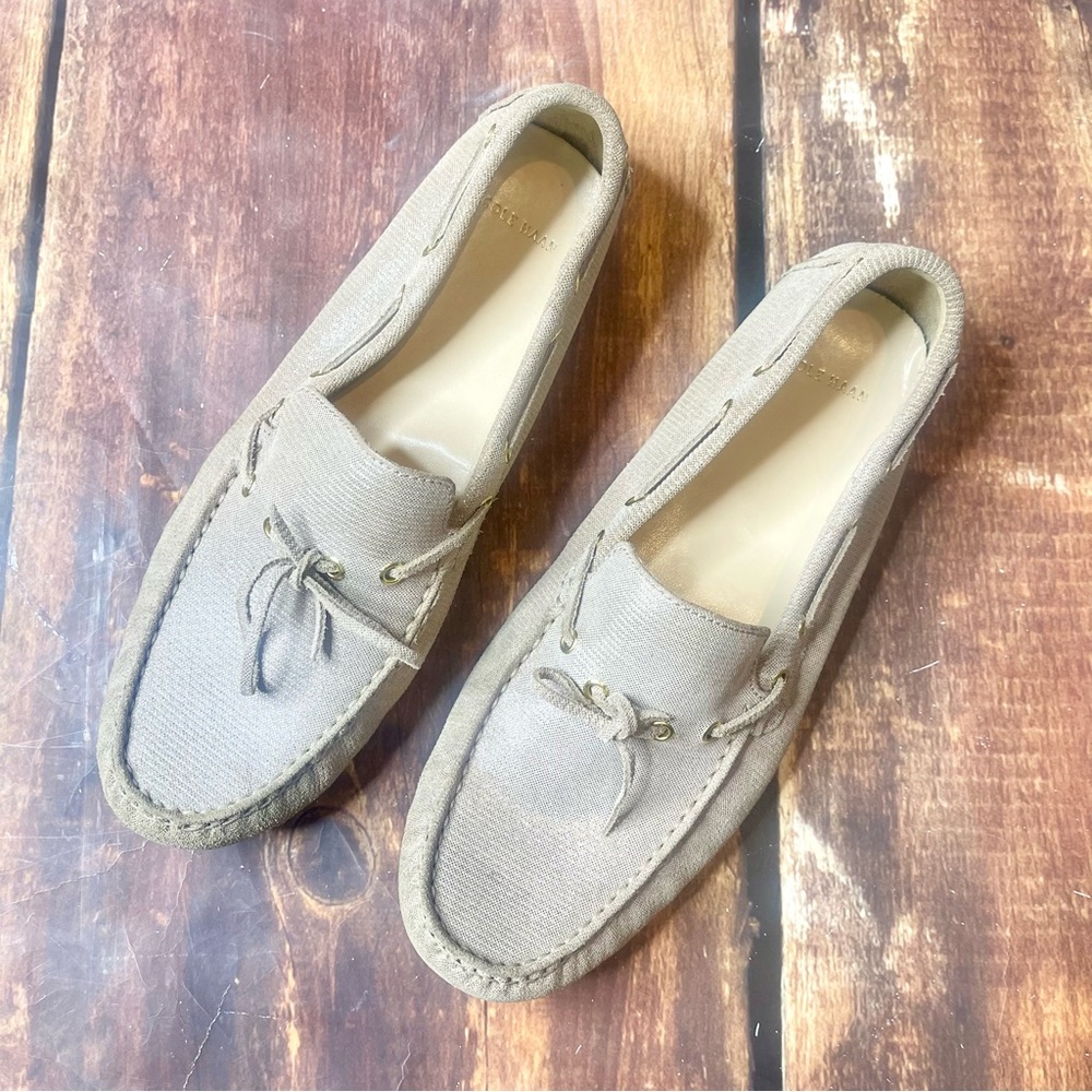 Cole Haan Loafers/Slides. Size 9. Cream/tan